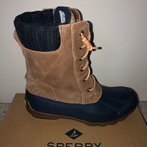 Sperry Syren Misty Duck Boot Navy/Tan